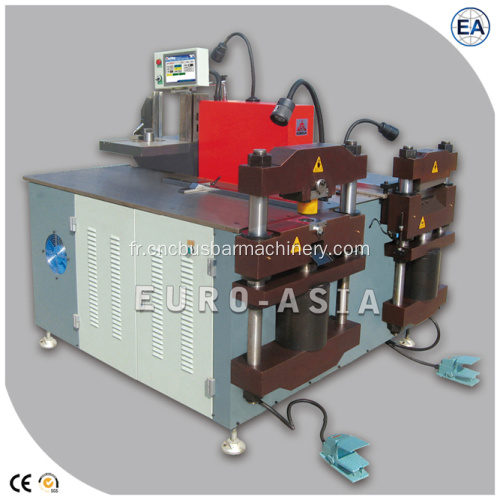 Machine de cisaillement de poinçonnage de traitement de barres omnibus